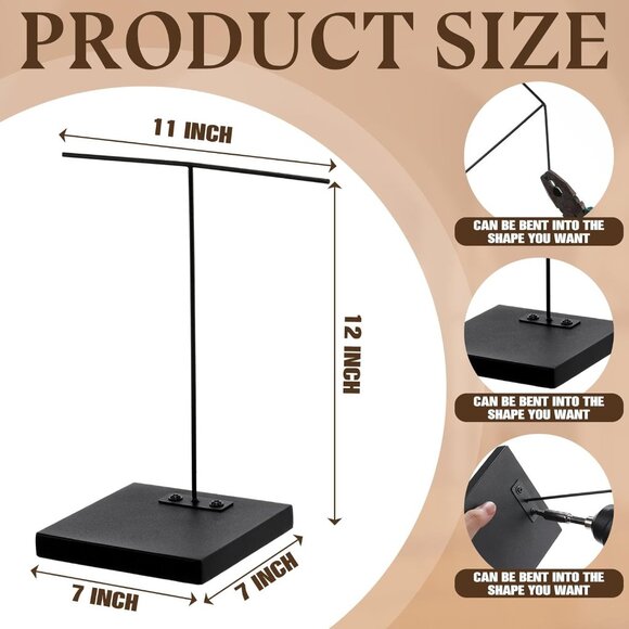2 Pcs Mask Artifact Display Stand Adjustable - Picture 2 of 2
